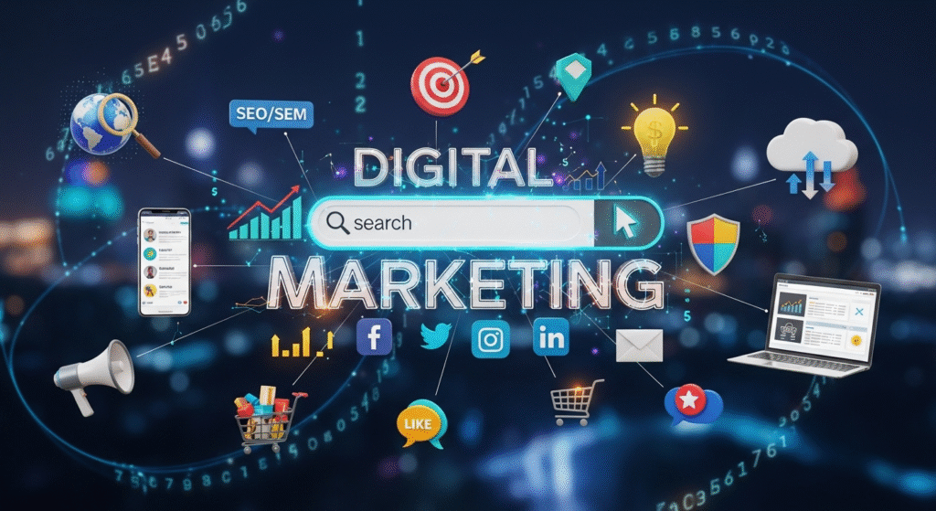 📘 Digital Marketing – Step by Step Guide for 2025
